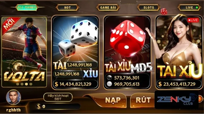 Zenky là cổng game cá cược được tin tưởng hàng đầu